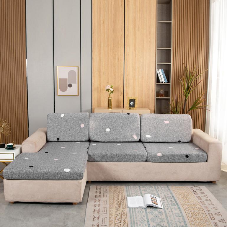 1 Stück Elastischer Sofasitzkissenbezug Stuhlbezug Stretch Waschbar Abnehmbarer Überwurf 1/2/3/4 Sitzer Spandex Bedruckter Sofaschutz