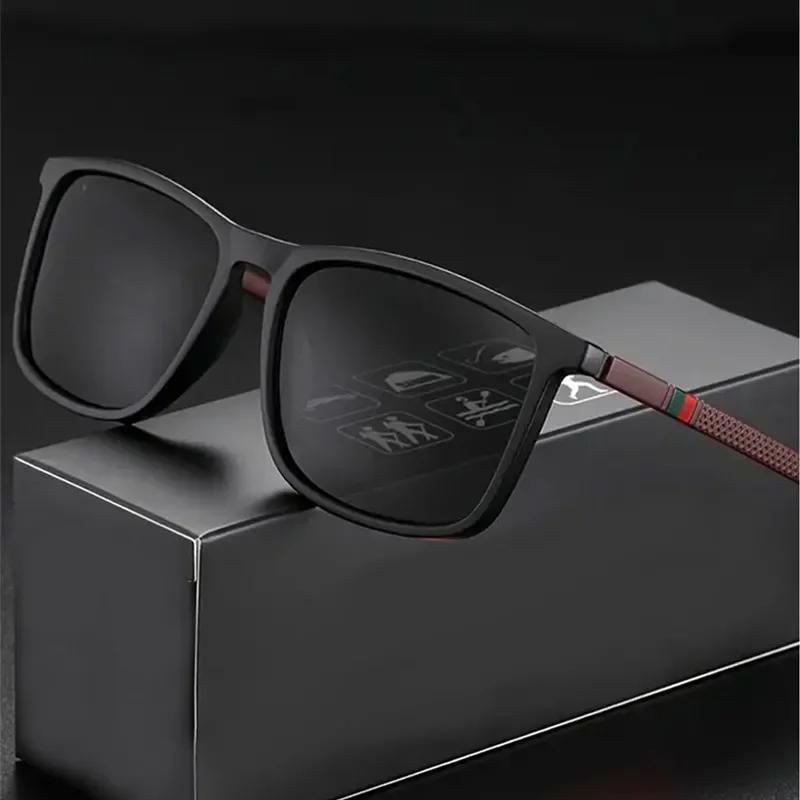 Fashion Square Polarized Cycling Sunglasses Men Women Driving Fishing Luxury Brand Designer Sun Glasses Eyewear UV400