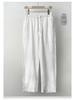 Men's High-End Pure Linen Summer Pants - Loose, Wide-Leg, Straight-Cut Style