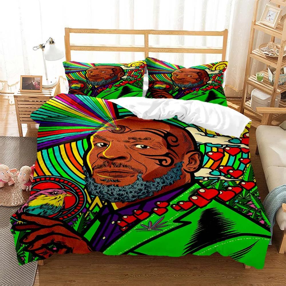 

Boxing Champion Mike Tyson 3D Cartoon Printed Bedding Queen Bedding Set Customized King Size Bedding Set Soft And Comfortable EU single(135x200cm)