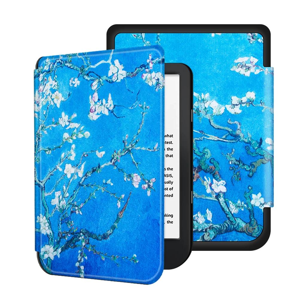

Тонкий магнитный чехол Wake/Sleep для электронной книги Kobo Nia Ereader 2020 PU Ebook Smart Cover Ereader Skin Shell Lightweigh Auto Sleep Funda Capa