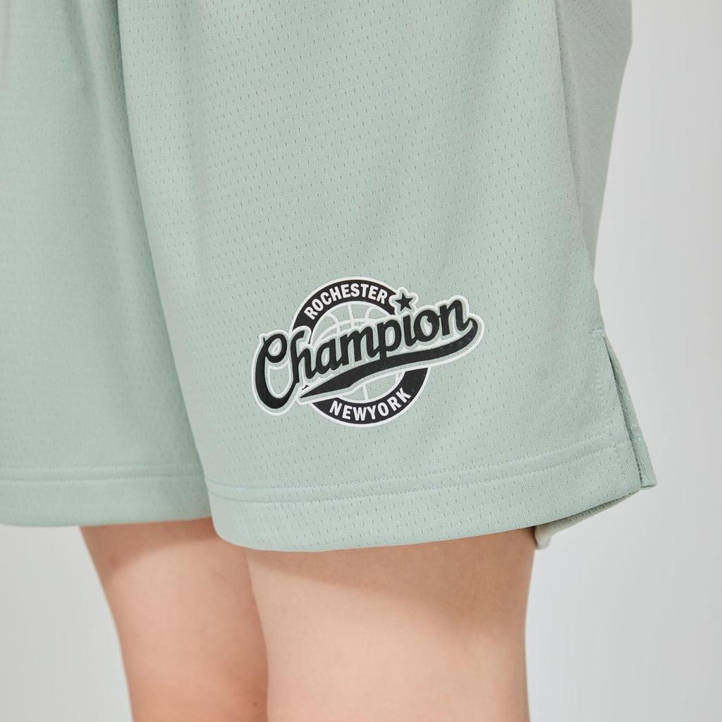 Champion Stretch Antibacterial and Rubber Print Basketball Shorts Medium Gray Kids' Quick-Drying Odor-Resistant (CK-BB530)