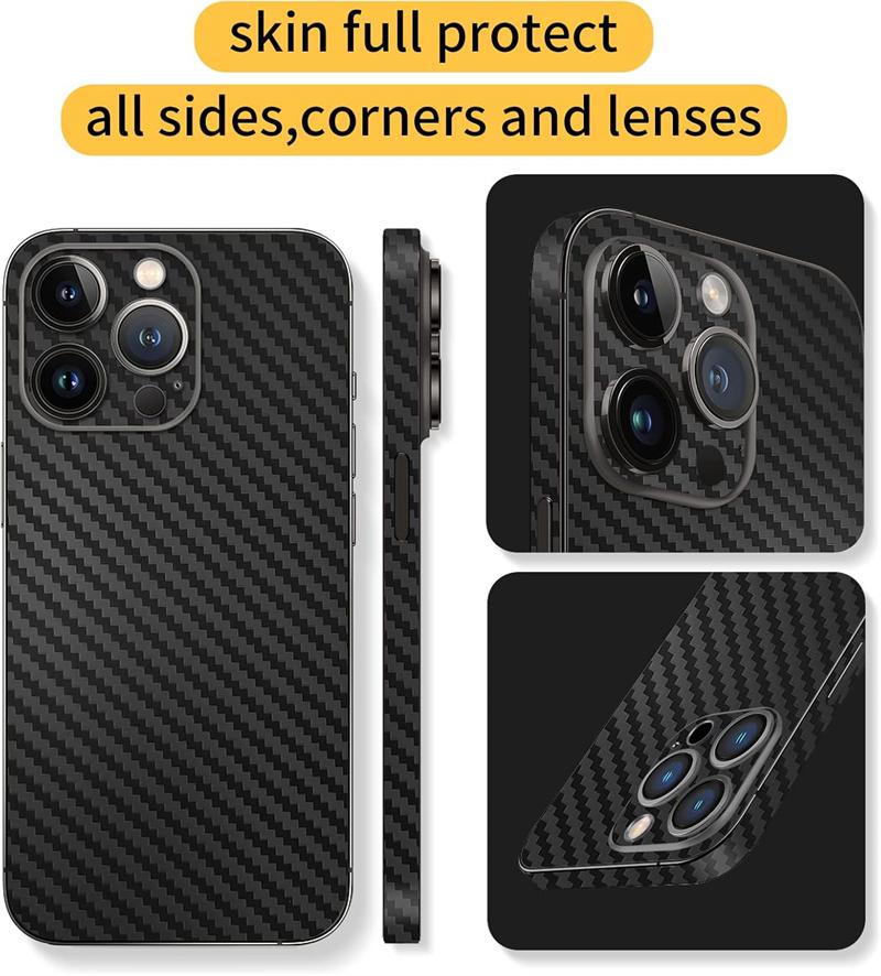 Tear Down Carbon Fiber Skin Case for IPhone 16 15 14 13 Pro Max Plus 16Pro 15Pro Back Protector Cover Wrap Change Color Sticker