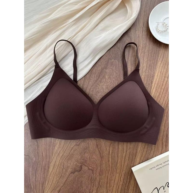 Women Wireless Soft Support Push Up Bra For Small Bust Anti Sag Breathable Lingerie