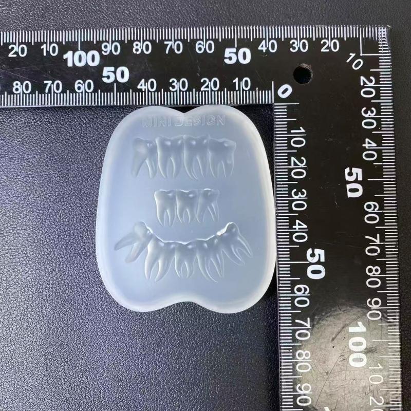 Easy To Use Silicone Dental Mould for Beginners Creating Teeth Shapes In Craft with Food Safe Materials