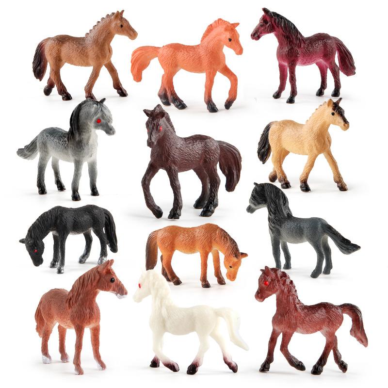 Simulation Frisma Arabian Horse Model Mini 12 World Famous Horse Animal Decoration Static Ornament