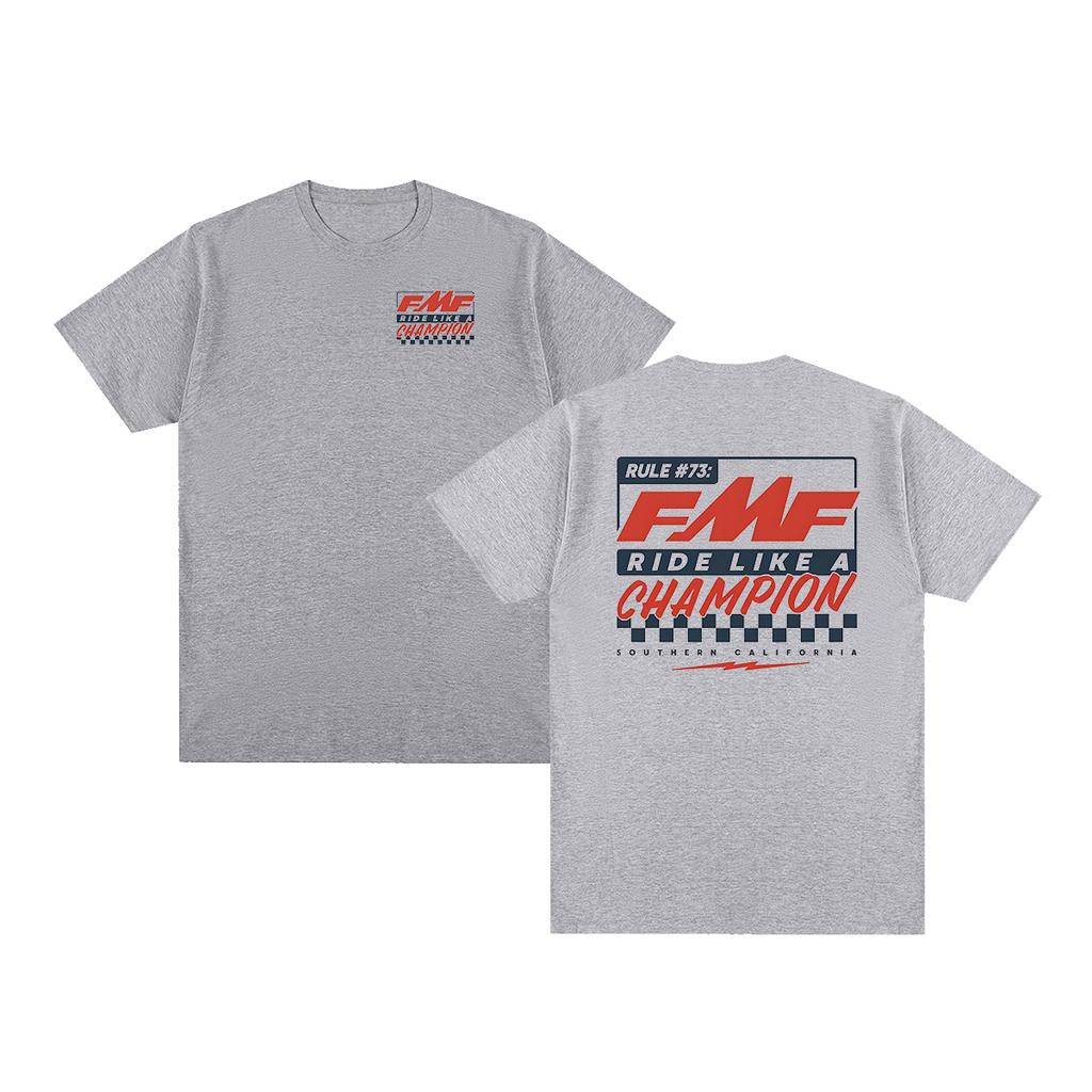 FMF Racing RULE 73 Vintage Tshirt Retro Street Wear Cotton Men T Shirt New Tee Tshirt Womens Tops