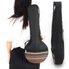 4 String Banjo Bag Gig Ethnic Style Cotton with Adjustable Straps Instrument Accessory