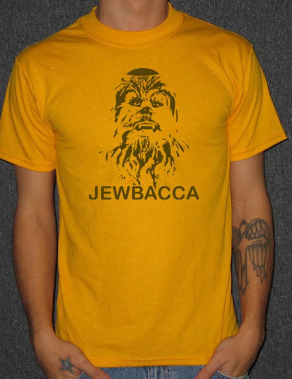 Jewbacca – Funny Star Wars Jewish Sci-Fi T-Shirt S