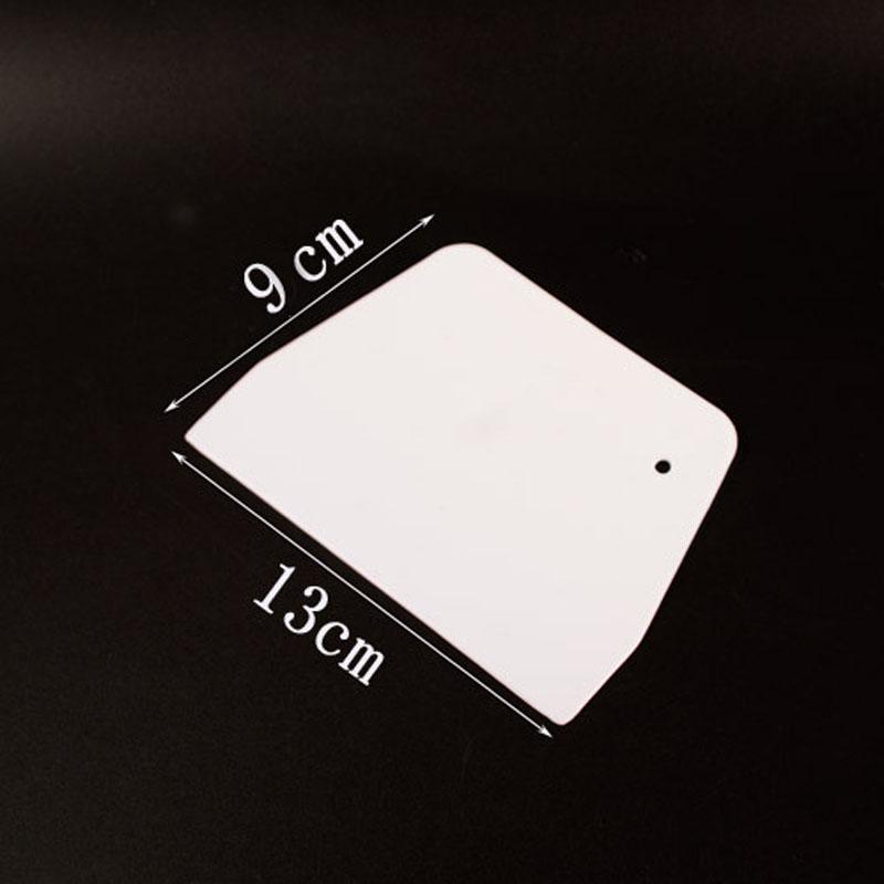 High Quality Sugarcraft Scraper Cake Decor Fondant Icing Smoother Mould Tool Cream Dough Cutting Knife Baking White