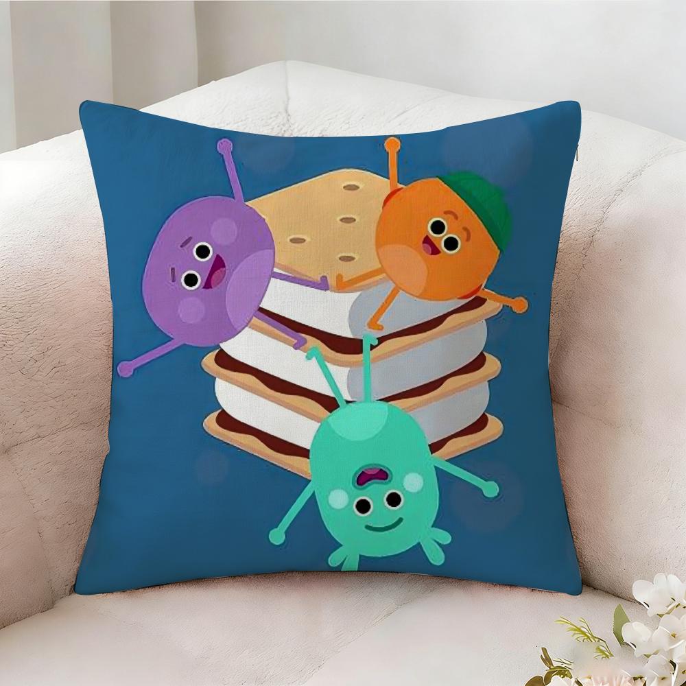 Die B-bumble Nums Animations-Kissenhülle Kissenbezug, beidseitig bedruckt, Sofakissen, Schlafzimmer-Kopfkissen
