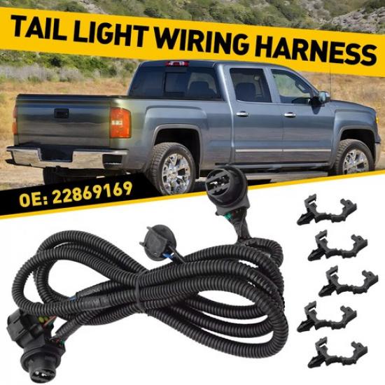 

Right Taillight Socket Wiring Harness Fit 2014-2015 GMC Sierra 1500 2500 3500 HD