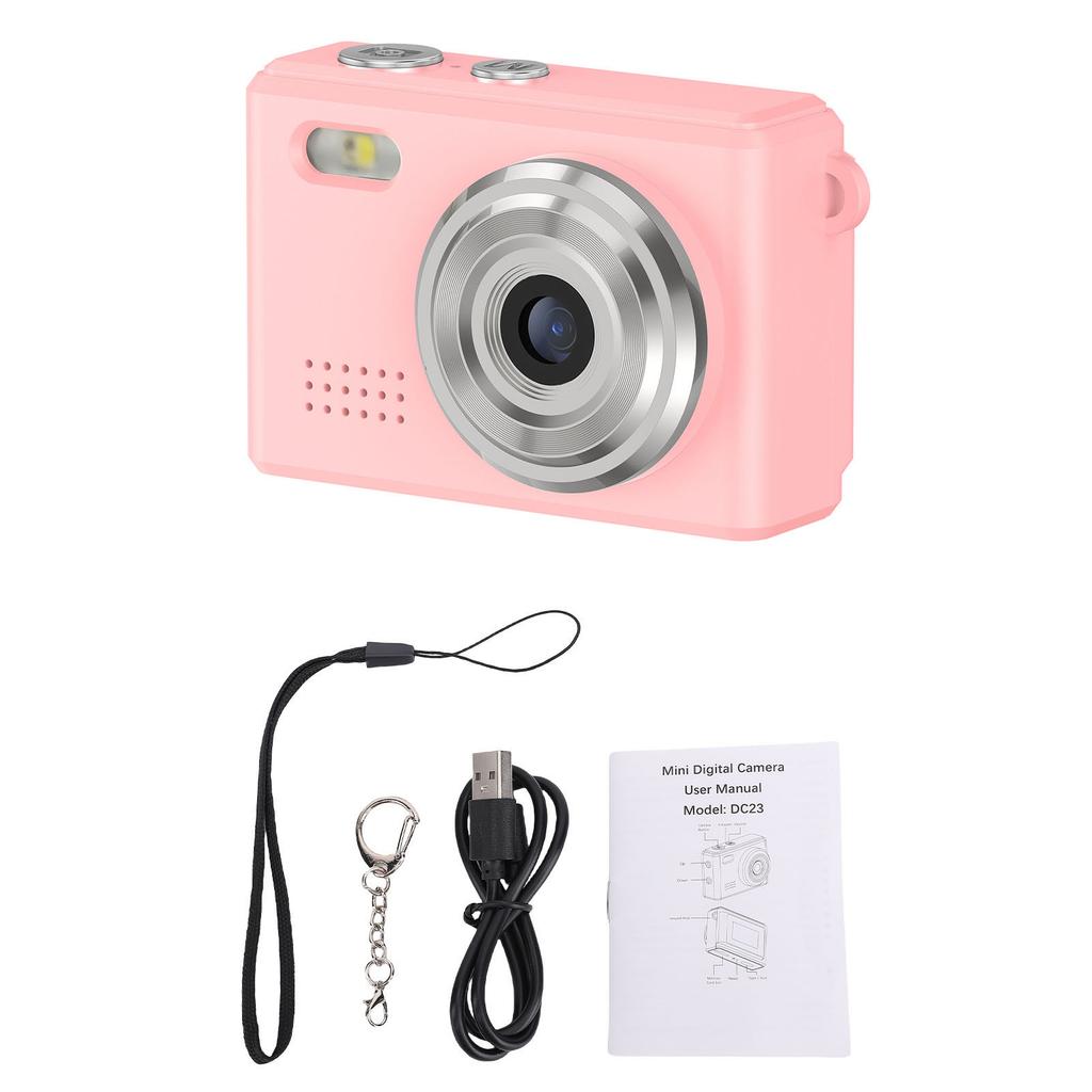 1080P HD Video 12MP Foto Tragbares LED-Display 6 Filter Unterstützt Digitalkamera Schlüsselanhänger-Kamera für Reise Studium Aufnahme