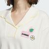 adidas Originals Holiday Play Poloshirt mit Buchstabenmuster Damen Tops Off-White IW6299