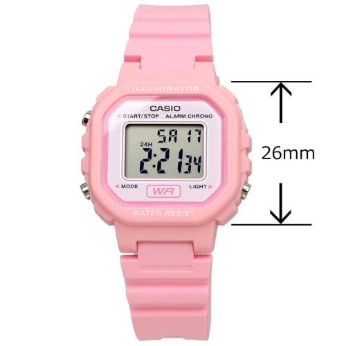 Casio Digital Watch Chipkashi Cheap Casio LA-20WH-4A1 Ladies Girls Kids Pastel Pink Overseas Model