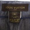 LOUIS VUITTON Made in France Midi length Denim skirt 36 Navy Women Used