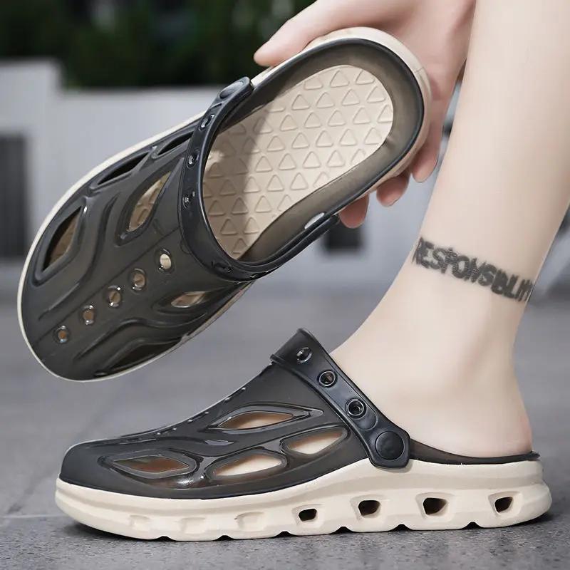 Fashion Beach Man Sandals Hole Soft Luxury H Outdoor Breathable Comfortable New Summer Low Price Eva Original Arrival Buy Shoes for Men
