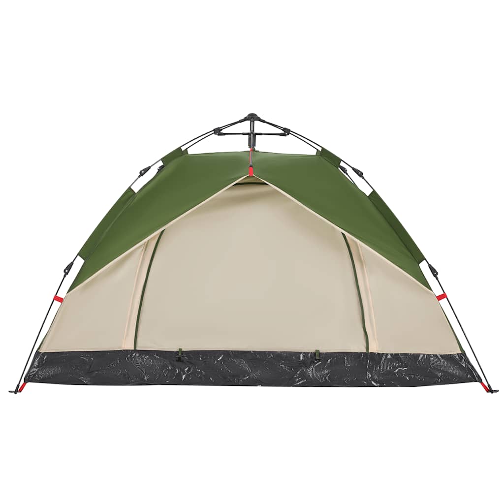 Vidaxl Tourist Tent, 2-Person, Green, Quick Setup