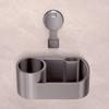 Suction Cup Mount Wall Mounted Toilet Brush Vertical Toilet Brush  Household Cleaning
