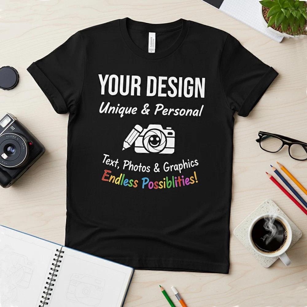 Personalised T Shirts   Kids UK Any Text And Photo Custom Design Tee 130