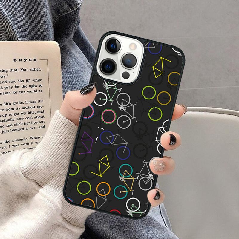 Fahrrad Rennrad Handyhülle für iPhone 17 Air 16 16e 15 Plus für Apple 13 11 12 14 Pro Max Hülle coque Schale