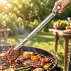 Stainless Steel Food Gripper Lightweight Kitchen Tongs Anti-Rust