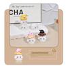 Mini Nail Polish Powder Liquid Nail Cup Nail Brush Cleaning Tools Liquid Power For Mixing Bowl Ghost Cartoon Brush Holder Dish