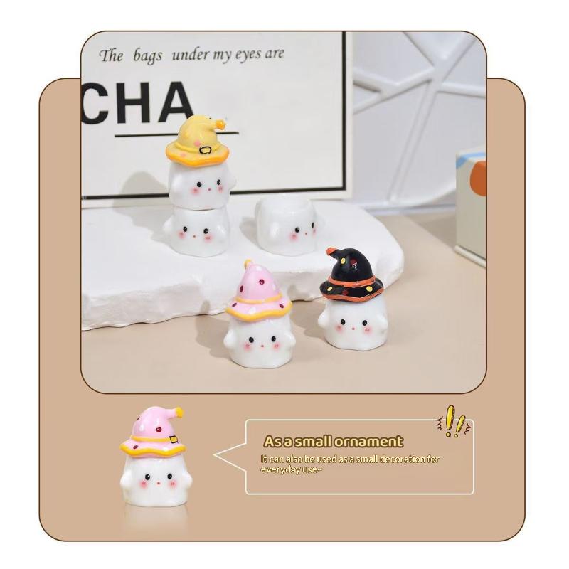 Mini Nail Polish Powder Liquid Nail Cup Nail Brush Cleaning Tools Liquid Power For Mixing Bowl Ghost Cartoon Brush Holder Dish