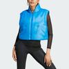 Adidas Originals Monogram Vest Solid Color Logo Sports Short Vest Women Vests Bird-Feather-Blue IJ8204