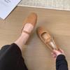 Fashion Bailamos Fashion Round Toe  Ballet Flats Woman Soft Loafers Ladies Brand Design Mary Jane Shoes Mujer Size35-40ujer