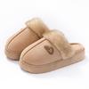 New Cotton Slippers Autumn and Winter Warm Shoes Indoor Home Couple Non-slip Plush Cotton Shoes