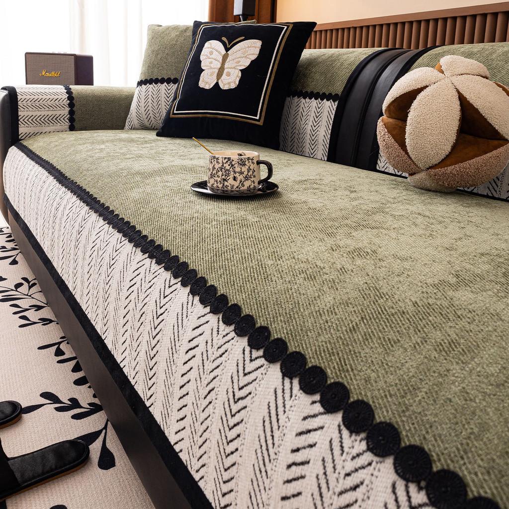 1Pcs Four Season Universal Chenille Sofa Cushion Anti-Slip Anti Cat Scratch Seat Cover Wear-resistant Furniture Protector