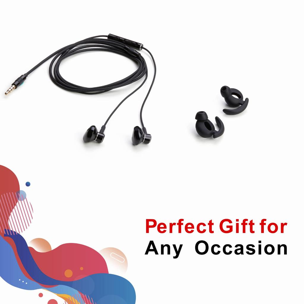 LUDOS SPECTA Compatible with iPhone and with Volume Remote Jack Earphones, Android, Wired, Microphone, Control, Control, In-Ear Type, 3.5mm