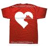 Funny The Heart of The American Akita Dog Graphic T-shirts Men Women's Fashion Casual Tshirt 100% Cotton Loose Oversized T Shirt