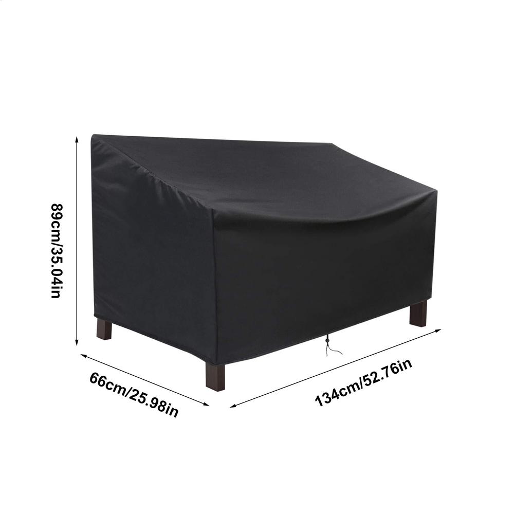 Patio Furniture Covers Patio Sofa Covers Waterproof Weather Resistant Cloth With Adjustable Straps For Balcony Beach Poolside 1346689cm