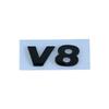 3D ABS Chrome Black V6 V8 Letters Car Rear Trunk Fender Emblem Badge Sticker Decals For VW Polo Golf Passat Touareg AccessoriesKD0