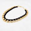 Trendy Big-Name Fluorescent Necklace, Jewelry Fashion Chain Woven Webbing Necklace