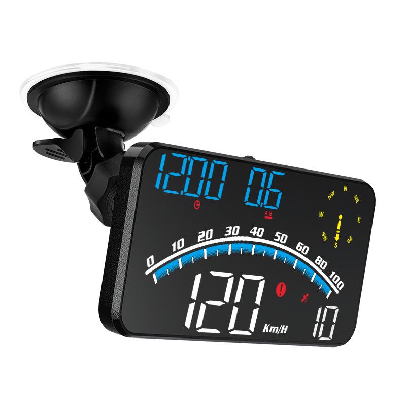Universal Car HUD with Beidou GPS, Speed Alarm & Mileage Display