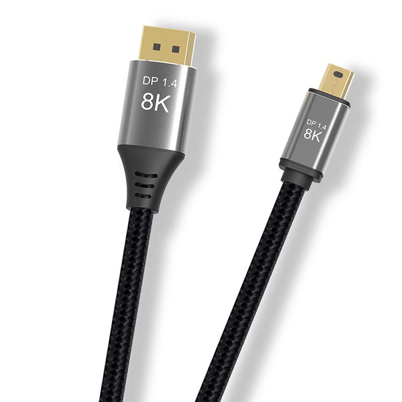 Bidirektionales Mini-DP-zu-DP-1.4-Kabel, 4K@144Hz DisplayPort