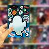 Spooky Cartoon Stickers Set Of 8 For Laptop Tablet Personalizations Halloweens Party Theme