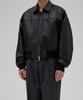 Ox Studios Lambskin Crop Leather Jacket