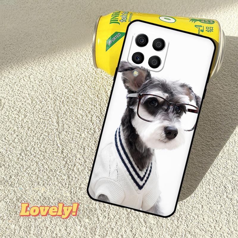 Schnauzer Dog Case For Samsung Galaxy M56 M06 M12 M32 M52 M35 M55 M15 M11 M13 M14 M16 M36 M31 M53 M34 M54
