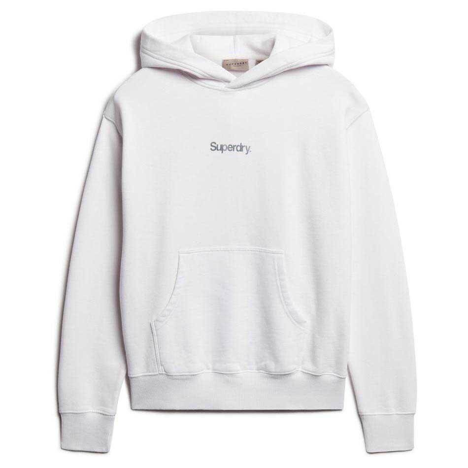 Superdry Damen Weiß Oversized Hoodie Core Logo City - Bild 2