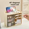 UFORU Multi-layer Drawer Type Desktop storage box  , Office  Large Capacity Cream Wind Stationery organizer 2PCS/3PCS