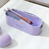 Sponge Cosmetic Brush Drying Tool Rubber Makeup Brushes Rack Makeup Brush Cleaning Box  Women