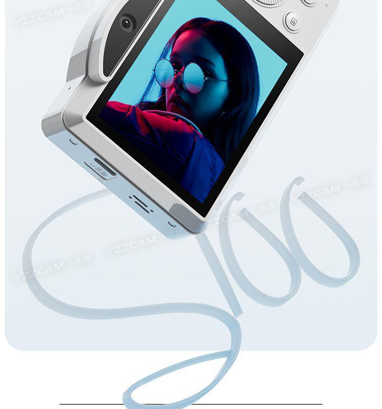 Studentische Dual-HD-Touchscreen-Kamera mit Front- und Rückkamera, WLAN und Selfie-Funktionen