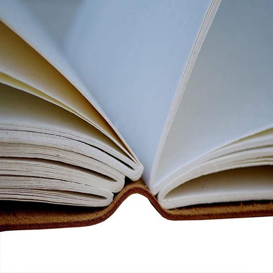 Leather Diary, Brown Colour Handmade Leather Bound Notepad for Men and Women 17.78 X 12.7 Cm, Gift for Any One (Heart with Quote)