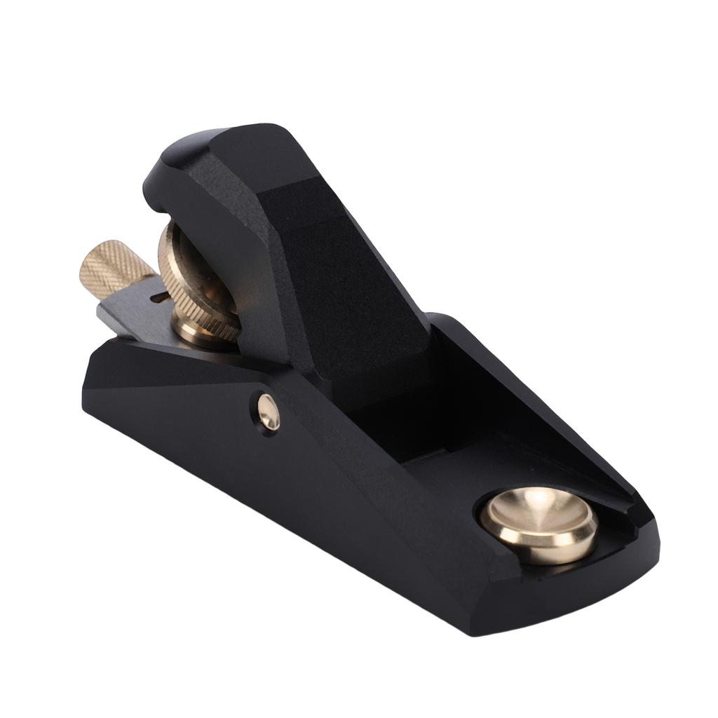 Wood Planer Woodworking Low Angle Small Hand Block Plane for Planing Trimming Accurate Fine Tuning Black