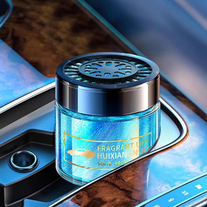 High-End Car Aromatherapy Air Freshener With Flowing Sand Solid Fragrance Seat Decoration Car Logo Design