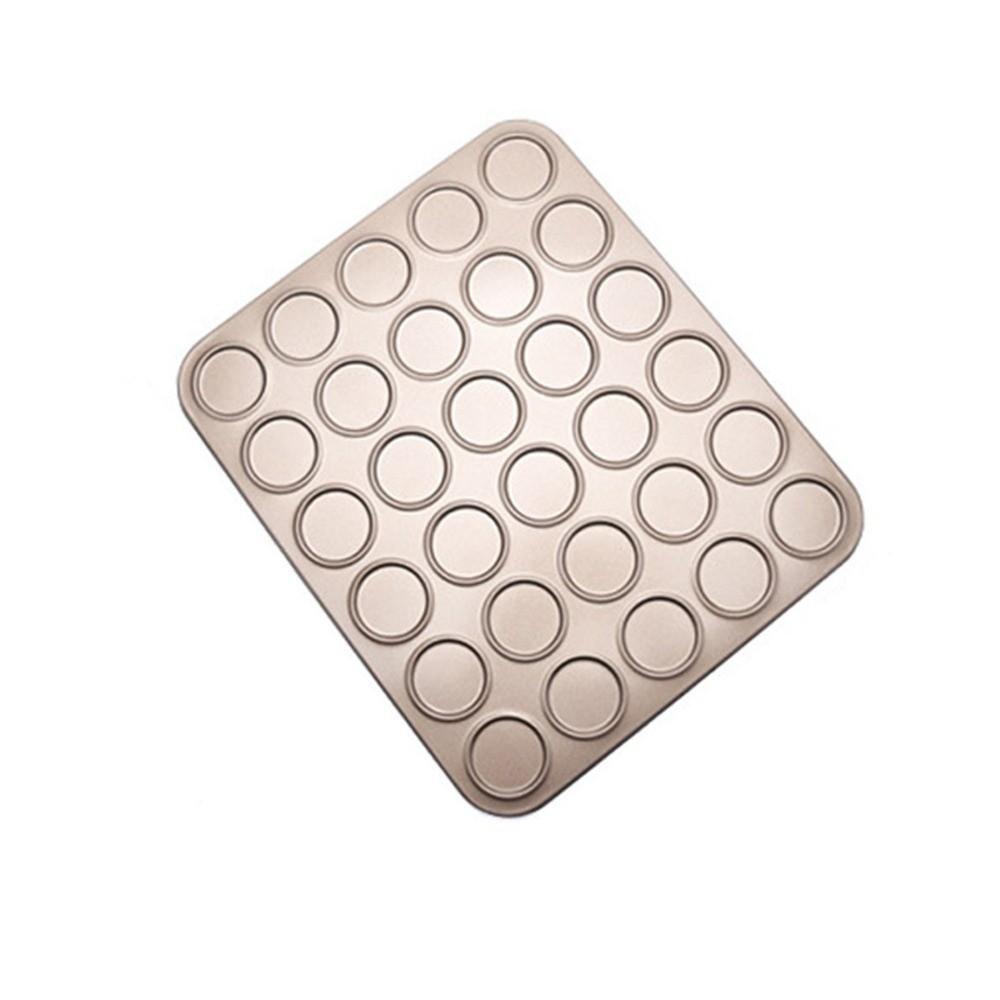 Oven Non-stick Kitchen Carbon Steel Bakeware Cookie Sheet Macaron Pan Baking Tray Biscuit Pad 30-Capacity